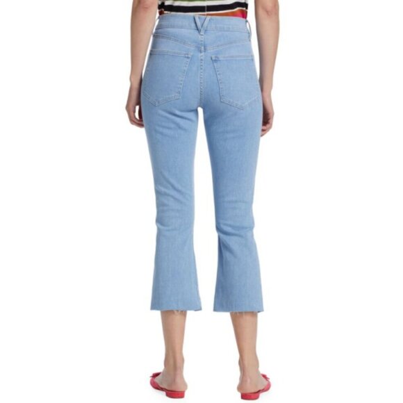 VERONICA BEARD 'Carly' Kick Flare Ankle Jeans, Bail Out (Light Wash) - Picture 3 of 3